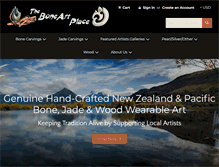 Tablet Screenshot of boneart.co.nz